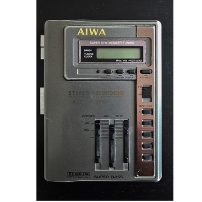 Aiwa HS-J470 Kassettenspieler Stereo Recording Auto Reverse Super Bass AM/FM