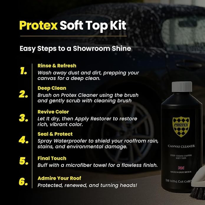 Protex Convertible Soft Top - Cleaner & Waterproofer - 500ml