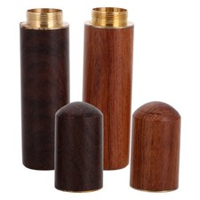  2 Pcs Water Proof Matches with Case Wood Container Small Waterproof