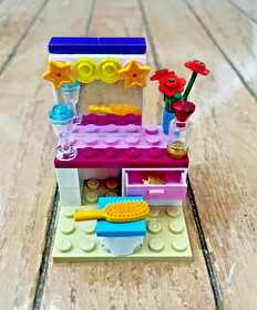 Three Lego Friends: Rehearsal Stage 41004, Andrea's Stage 3932, Red Carpet 30205