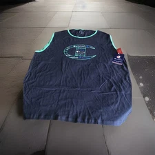 Champion Authentic Athletic wear Tank Top XL Blue New with Tags Graphic Tag Free