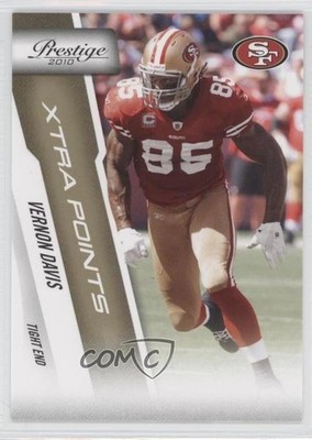2010 Panini Prestige Xtra Points Gold 84/250 Vernon Davis #173 0f8