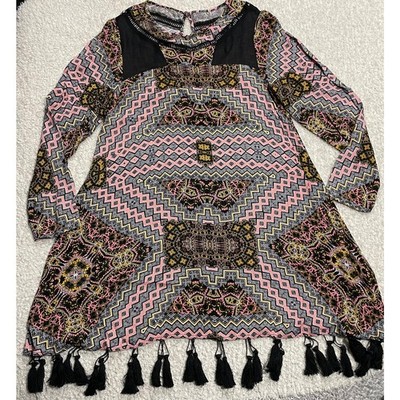 MINKPINK Women's Size Small Techno Tribe Mini Dress Multicolor