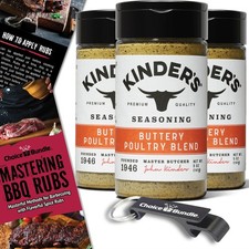 Kinder's Buttery Poultry Blend BBQ Seasoning Rub 5 oz 3 Pack Guide