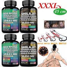 Dynamic Vitality Bundle - Sea Moss Multivitamin  Shilajit Power Combo 2Bottle