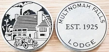 NEW LISTING - MULTNOMAH FALLS LODGE 100TH ANNIVERSARY - NATIONAL PARK TYPE TOKEN