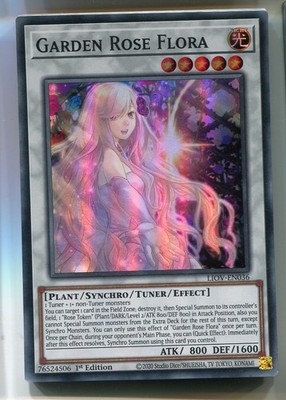 Yu-Gi-Oh! Garden Rose Flora Super Rare englisch LIOV-EN036 Gartenrosenflora