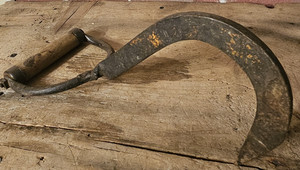 VINTAGE PULP HOOK LOG HOOKAROON LOGGING TOOL - MAINE FIND!!