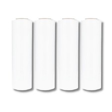 White Hand Stretch Packing Wrap Film 18 Inch x 1500 Ft 80 Gauge Shrink Roll