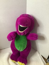 Vintage 1992 Lyons Group BARNEY The Purple Dinosaur Plush 13" Toy