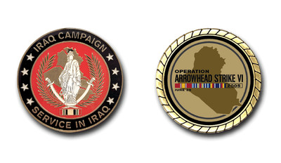 Operation Arrowhead Strike VI Iraq Challenge Coin