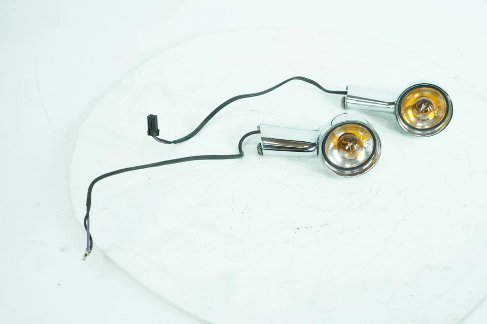 2004 Harley Softail FLSTFI Fat Boy OEM Rear Left & Right Turn Signals 68480-02 - Image 3 of 4