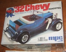 Mpc 1932 Chevy Roadster Blue Ribbon Rods 125 Kit 0718 Unbuilt In Box 77 Issue