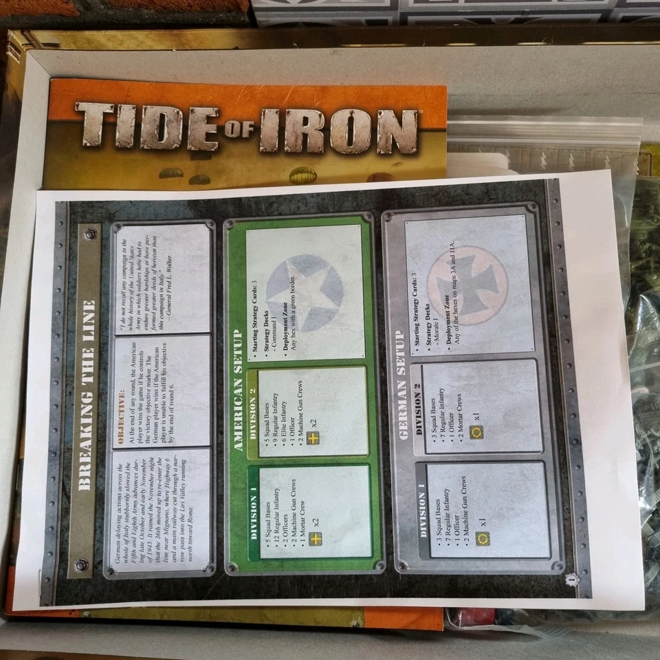 Tide of Iron Board Game by Fantasy Flight - 100% Complete - Image 2 of 4