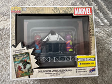 NIP 2017 Convention Exclusive Pin Mates Goblin Glider Spiderman Diorama 016/1000