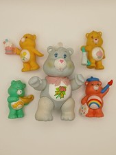 vintage Care Bear figures Lot of 5- Cheer, Wish, Birthday, Friend, Gram- 1980's