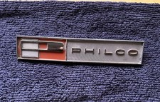 1960’s Vintage PHILCO Refrigerator Appliance Metal Emblem / Logo