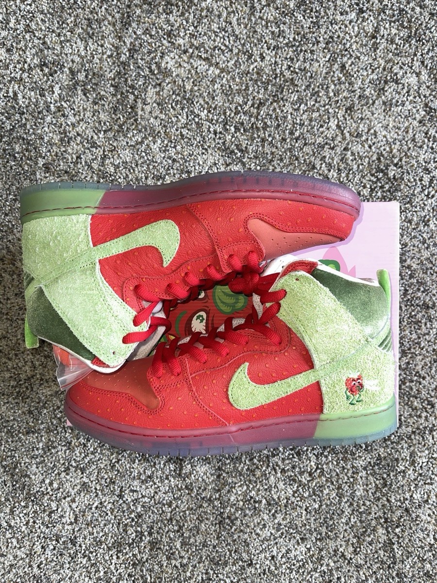 Nike Sb Dunk High Strawberry Cough Special Box Size 12 TODD
