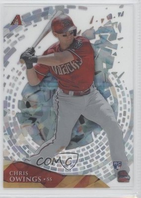 2014 High Tek National League Ice Diffractor 42/75 Chris Owings Rookie RC 0w7