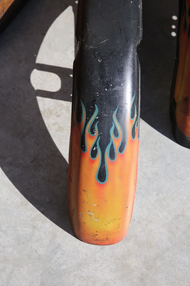 Guardabarros delantero trasero Harley Davidson cabeza de hierro Sportster cabeza de pala Low Rider de colección Foto 4 de 4