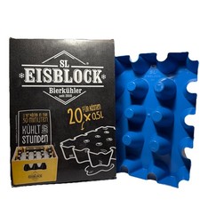 Bierkühler Eisblock für 20x 0,5L Flaschen – Bierkasten Kühlung Camping Grillen