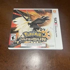Pokemon Ultra Sun (Nintendo 3DS, 2017) Excellent