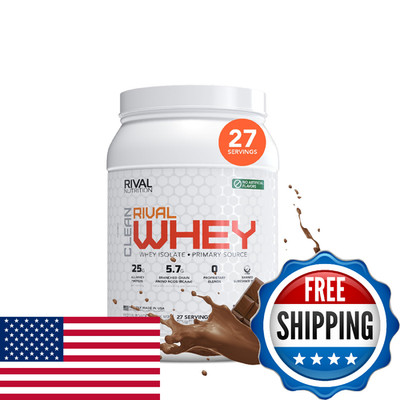 Rival Nutrition Clean Rival Whey Pure Chocolate Protein Powder I Whey Isolate