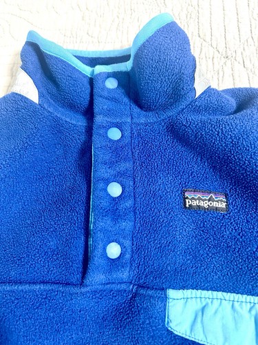 Vintage Patagonia Synchilla Snap T Fleecejacke Pullover Kinder Gr. M 10 - Bild 2 von 6