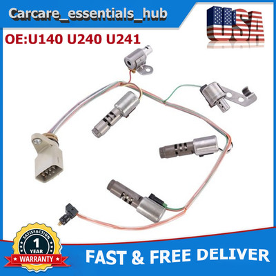 5Pcs U140E/F U240E/F U241E Transmission Shift Solenoid Fits Toyota RAV4 Lexus