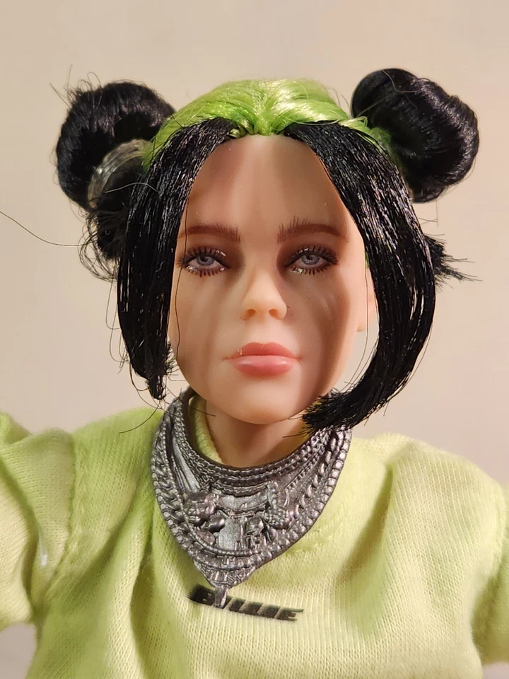 Billie Eilish LA Live 10.5" Fashion Doll w/ Stand — Playmates Concert Music Doll - Image 2 of 4