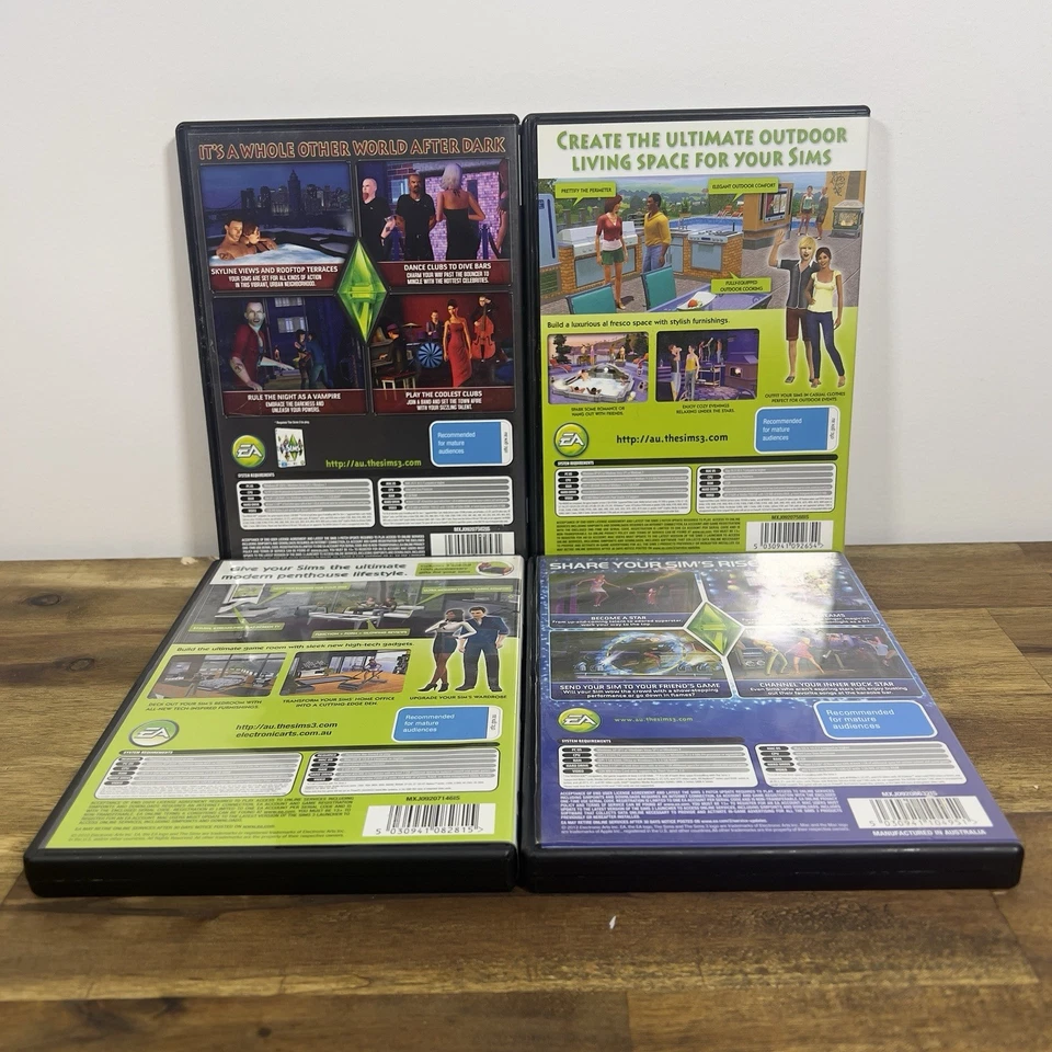 The Sims 3 PC Bundle - Original Expansion/Stuff Packs Serial Numbers & Booklets - Bild 3 von 4