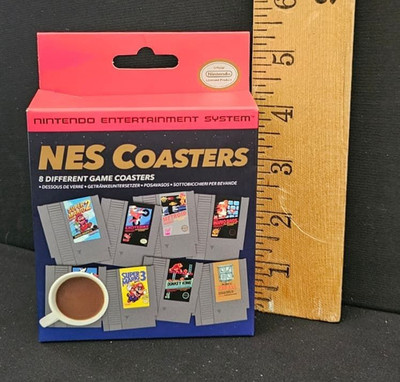 Nintendo NES Cartridge Retro Drink Coasters - Brand New [B-5]