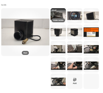Nikon Mikroskop D-LH 12V 100W Halogen Lampenhaus für Eclipse E80i 34852