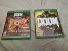 Lot Of 2 Xbox One Games - Doom 2016 & Doom Eternal + Controller Skin