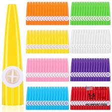 144 Pcs Plastic Kazoo Bulk for Kids & Adults Musical Instruments with Kazoo