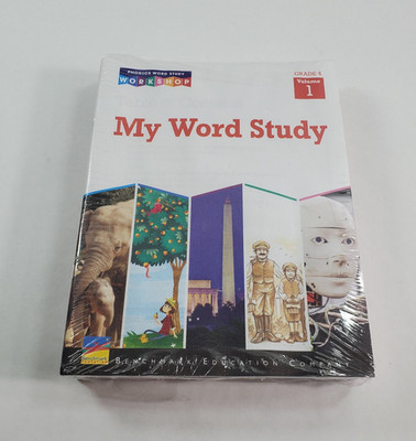 Set of 16 My Word Study Grade 4 Volume 1 Student Edition Benchmark Education