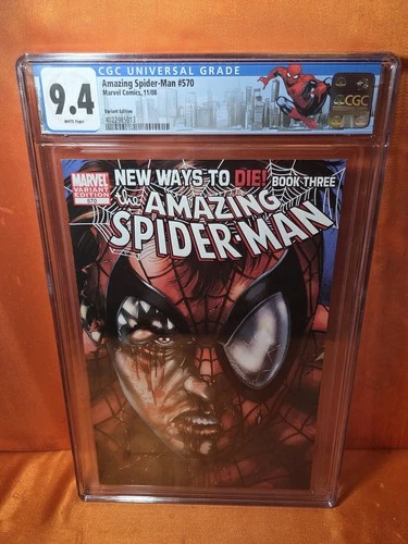 Amazing Spider-Man #570 Variant CGC 9.4 (2008 Marvel)