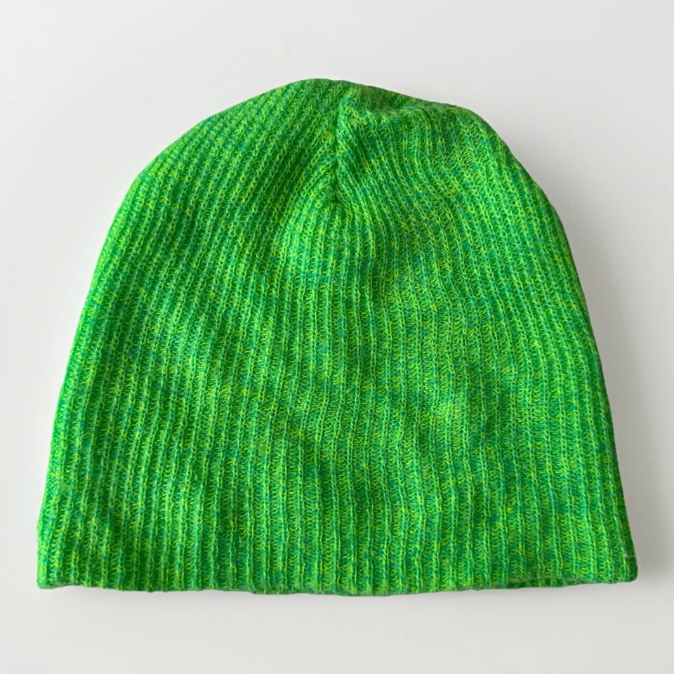 Neff Daily Beanie 霓虹绿色丙烯酸罗纹针织均码男式女式轻便 — 第 4/4 张图片