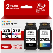 PG-275XL CL-276XL Ink Cartridge for Canon 275 PIXMA TS3520 TS3522 TR4720 Printer