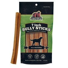 Redbarn Premium Bully Sticks for Dogs - 7 Inch, 6 Count - Long Lasting, Rawhi...