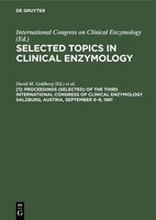 Proceedings (Selected) Of The Third International Congress Of Clinical Enzymolog