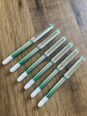 Uni-Ball AUGENNADEL Spitze 0,7 mm GRÜN Tintenroller, UB-187S ( PKT 6 STIFTE)
