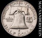 1963 Silver Franklin Half Dollar - Scarce  High Grade  Lustrous  #L7283 — photo 2