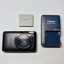 Canon IXY 400F Black 4x Optical Zoom PowerShot SD1400 IS IXUS 130 w/Battery