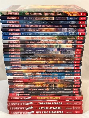 I SURVIVED 28 PB Book Lot Lauren Tarshis +Bonus G to NMt Scholastic - Image 1 of 4