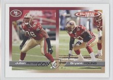2005 Topps Total Julian Peterson Bryant Young #61 HOF 0b5