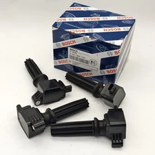 Set of 4 Bosch Direct Ignition Coils For Ford Focus Land Rover LR2 Lincoln MKC