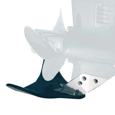 Hydrofoil Boat Stabilizer - Skeg-Mounted Shield for Motors with Marine Grade ...