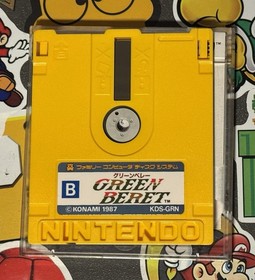 Green Beret Rush'n Attack Famicom Disk System Japan Import US Seller TESTED