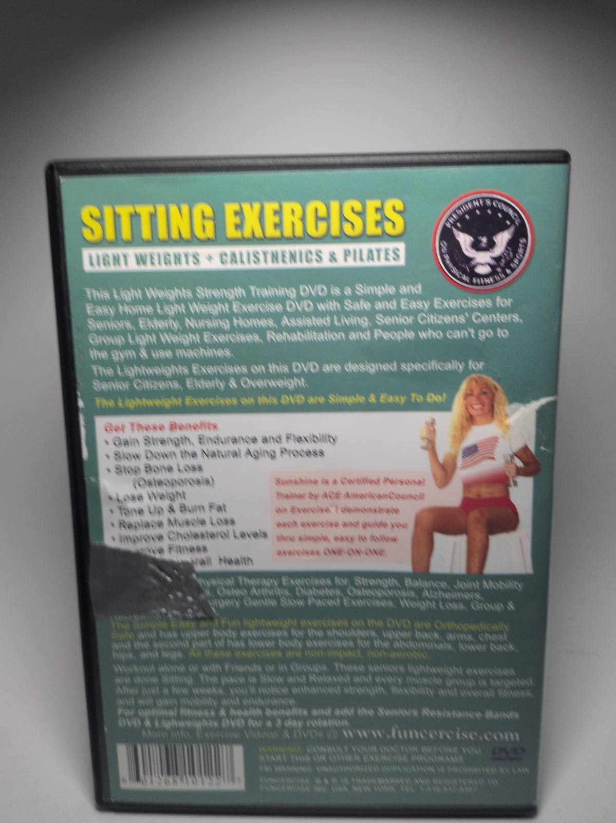 Easy Light Weights Sitting Exercises Calisthenics Pilates with Sunshine ...